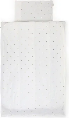 Produktbild von Childhome Bettwäsche+Kissenbezug 100X140 Jersey Gold Dots