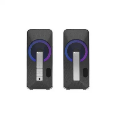 Obrázek produktu pro Genesis GENESIS Helium 100 BT RGB sada reproduktorů 10 W PC/Laptop Černá, stříbrná 2.0 kanály Bluetooth