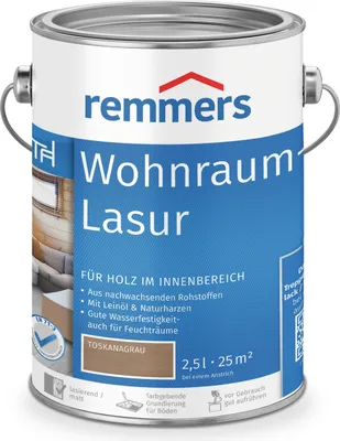 Produktbild von Remmers Wohnraum-Lasur toskanagrau 2,5 l, Holzlasur innen