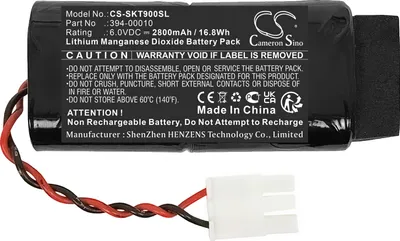 Image de TECHTEK Batterie compatible avec [Skybitz] SmartTank ST90, TankLink, Telular Wireless Tank Monitor remplace 394-00010