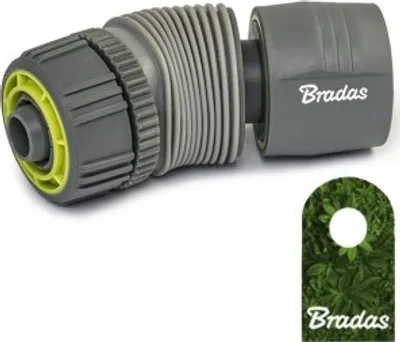 Immagine prodotto di Schlauchkupplung Riparatore Schlauchverbinder Hahnanschluß 1/2" 3/4" 1" Bradas 17. Schlauschstück 1/2" + Winkelverstellung
