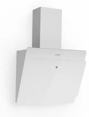 Zdjęcie produktu dla Okap Klarstein, okap skośny, cichy okap, okap z filtrem, okap ścienny, 3-stopniowy, szerokość 60 cm, wydajność 607 m³/h, moc 68 W, kolor biały