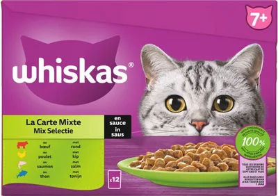 Produktbild von Mix Selection in Sauce Mahlzeitentüten Multipack 12x85g Tiernahrung Whiskas