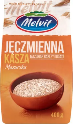 Zdjęcie produktu dla Melvit Kasza Jęczmienna Mazurska 400 G