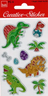 Produktbild von Creative-Sticker Dinosaurier