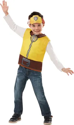 Produktbild von Rubies - Kostüm-Set mit Figuren aus PAW Patrol - RUBBLE aus PAW Patrol