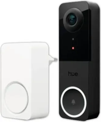 Produktbild von Philips Sicheres kabelgebundenes Video-Türklingel-Paket, Schwarz, IP54, Kunststoff, 12 V, 540 g, 860 mm