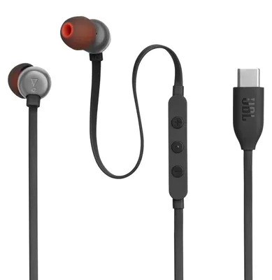 Obrázok produktu pre JBL Tune 310C, Kábel, Hovor / hudba, 20 - 40000 Hz, 14,3 g, Slúchadlá s mikrofónom, Čierna