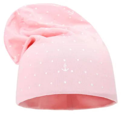Produktbild von Leoberg Kinder Beanie Mütze Mädchen Jungen - Uni Kinderbeanie in 103137-Rosa-3
