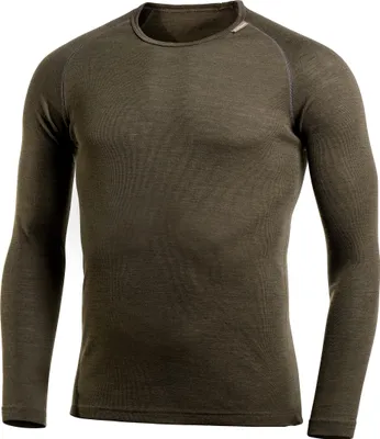 Produktbild von Woolpower Crewneck LITE Rundhalshemd / Merino Shirt Langarm Pine Green Größe S