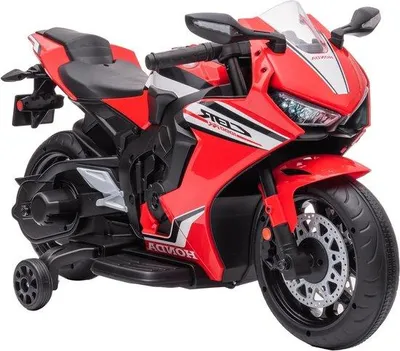 Obrázek produktu pro Elektrický závodní motor – dětské vozidlo – červená závodní židlička – se světly a zvuky – maximální nosnost 30 kg