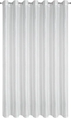 Zdjęcie produktu dla Eurofirany 386657, Przezroczysty, Biały, Wzór, Poliester, Pierścień, 50 g/m²