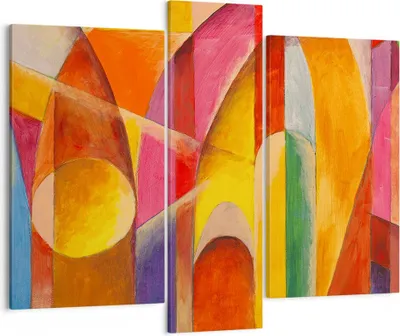 Produktbild von Bild auf Leinwand - Leinwandbild - Abstraktion modern - 95x80cm - Wand Bild - Wanddeko - Wandbilder - Leinwanddruck - Bilder - Kunstdruck - Wanddekoration - Leinwand bilder - Wandkunst - CB95x80-3619