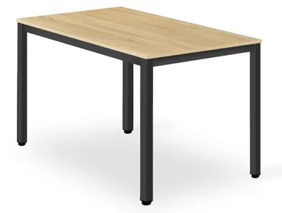 Zdjęcie produktu dla Stół TESSA 120cm x 60cm - dąb / czarne nogi