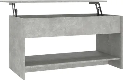 Obrázek produktu pro vidaXL Konferenční stolek Concrete Grey 102x50x52,5 cm Materiál dřevo
