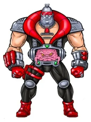 Productafbeelding van Teenage Mutant Ninja Turtles x G.I. Joe Crossover: Actiefiguur Krang Droid x Destro, 12 cm