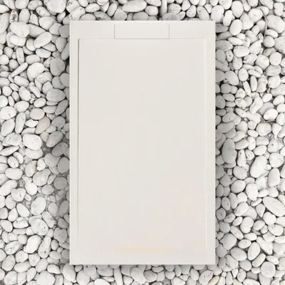 Produktbild von Duschwanne 160x80 cm BEIGE Vulcano Line SLIM Aus Harz und Marmorpulver Mit Seitengitter AUS MARMORHARZ - FRASCIO