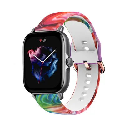 Produktbild von Strap-it Buntes Armband Amazfit GTS 3