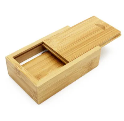 Obrázok produktu pre Sada: USB drevený hranol 3.0 16GB a drevený malý box, bambus carbon