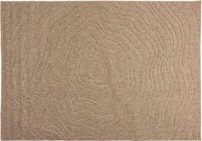 Produktbild von vidaXL Bereichsteppiche Moiré AGIRA Natur 170 x 120 cm Polyester