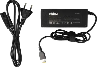 Produktbild von vhbw Netzteil kompatibel mit Lenovo ThinkPad T440P, T440s, W540, T431s, T440, T540p (Dual Core), X1 Carbon, T431, S540 touch Notebook - 200 cm, 90 W