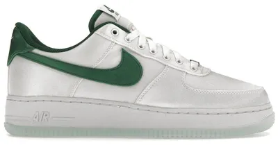 Zdjęcie produktu dla Nike Air Force 1 Low '07, biały z elementami w kolorze jasnej zieleni (damskie) - rozmiar EU 41