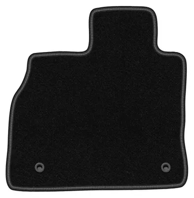 Immagine prodotto di Tappetino guidatore in moquette per Nissan Leaf I 2010-2017 (hatchback) – 1 pezzo, nero, su misura – Wielganizator BASIC