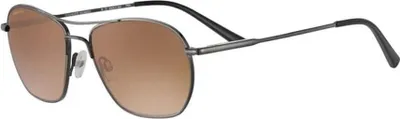 Zdjęcie produktu dla Serengeti Lunger Shiny Dark Gunmetal/Mineral Polarized Drivers Gradient Lifestyle okulary