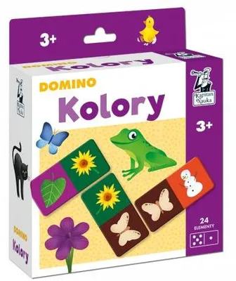 Produktbild von Kapitan Nauka Domino: Farbenspiel, ein Lernspiel für Kinder ab 3 Jahren