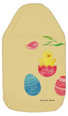 Produktbild von Mr. & Mrs. Panda Wärmflasche Küken Schlüpfen - Gelb Pastell - Geschenk, wärmebeutel, Ostergrüße, mit Bezug, Wärmekissen, Ostern, Ostereier, Liebe Grüße, Plüsch, Ei, Frohe