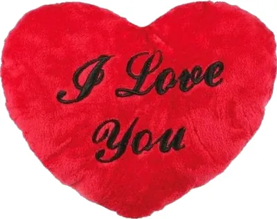 Produktbild von OOTB Rotes Plüschherz I love you ca. 35 cm