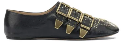 Produktbild von Chloé Damen-Slipper, schwarz, aus Leder - Größe 38