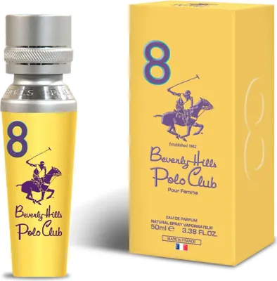 Productafbeelding van BEVERLY HILLS Polo Club 8 Eau de Parfum voor dames, 50 ml