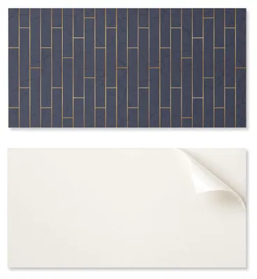 Image de Panneaux muraux en vinyle décoratifs, imprimés, de 120x60 cm, avec texture de briques