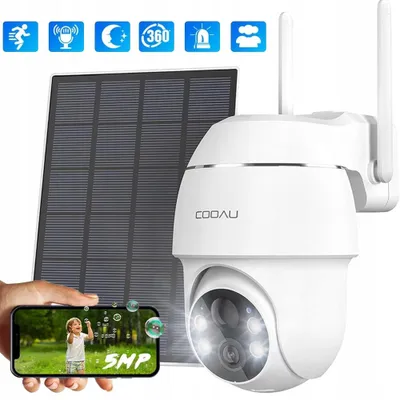 Obrázok produktu pre COOAU 783996089111 Vonkajšia otočná IP WiFi kamera 5MP