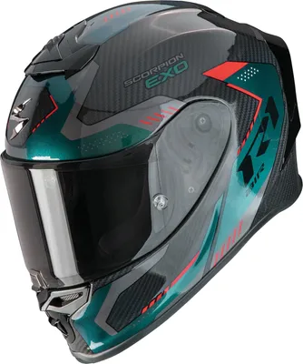 Obrázek produktu pro Helma Scorpion EXO-R1 Evo Carbon Air Propel, černá/zelená, M (57/58)
