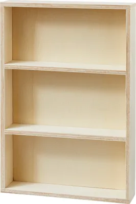 Produktbild von Miniatur Regal, 10,2 x 2,3 x 15 cm, Natur