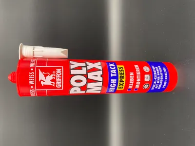 Produktbild von Griffon Poly Max High Tack Express 435g Kartusche Montagekleber Montageklebstoff weiß