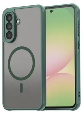 Zdjęcie produktu dla Etui ochronne Techsuit HaloFrost II MagSafe do telefonu Samsung Galaxy A56 5G - kolor zielony