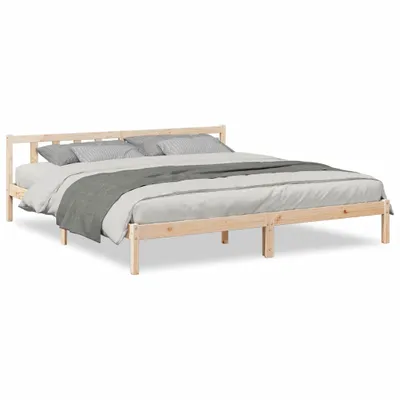 Obrázek produktu pro vidaXL Dřevěná postel z masivu extra dlouhá bez matrace 180x210 borovicové dřevo