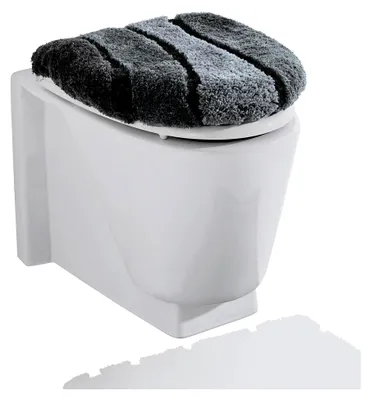 Produktbild von WC-Deckelbezug Louisville grau 47x50 cm