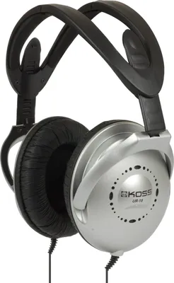 Produktbild von Koss UR18, Kabelgebunden, 25 - 15000 Hz, Musik, Kopfhörer, Schwarz, Silber