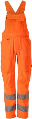 Produktbild von MASCOT® Latzhose, Knietaschen, Stretch-Einsätze Größe 90C46, hi-vis orange | Packung (1 Stück)