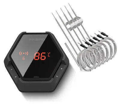 Produktbild von Kamado Bono IBT-6XS Digitales Thermometer mit 6 Fühlern
