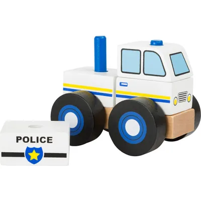 Produktbild von Small Foot 11072 Konstruktionsfahrzeug Polizei, 5-teilig (1 Set)