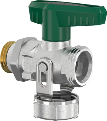 Produktbild von SIMPLEX FL, KFE-Kugelhahn Durchgang, DVGW, G1/2a, PN16, MS vern., 1 Stk.