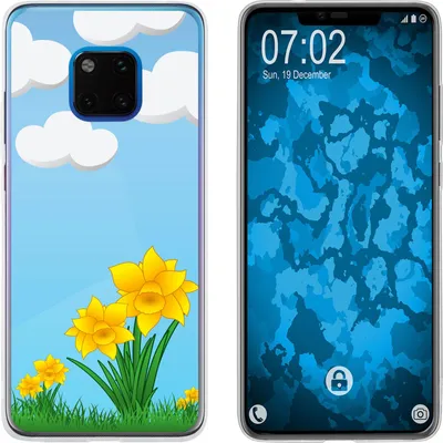 Produktbild von PhoneNatic Case kompatibel mit Huawei Mate 20 Pro Silikon-Hülle Ostern M4