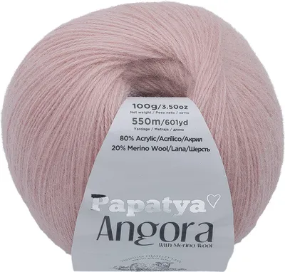 Obrázok produktu pre ANGORA MERINO priadza - 100 g / 550 m - Staroružová