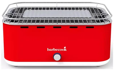 Image de Portable.charbon.38,5x28,5.rouge. - Barbecook
