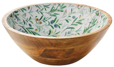 Productafbeelding van Zassenhaus kom OLIVE, mango, Ø 30 cm x 11,5 cm, artikelnummer 80360, EAN 4006528080360